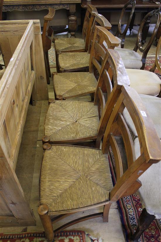 6 chapel chairs